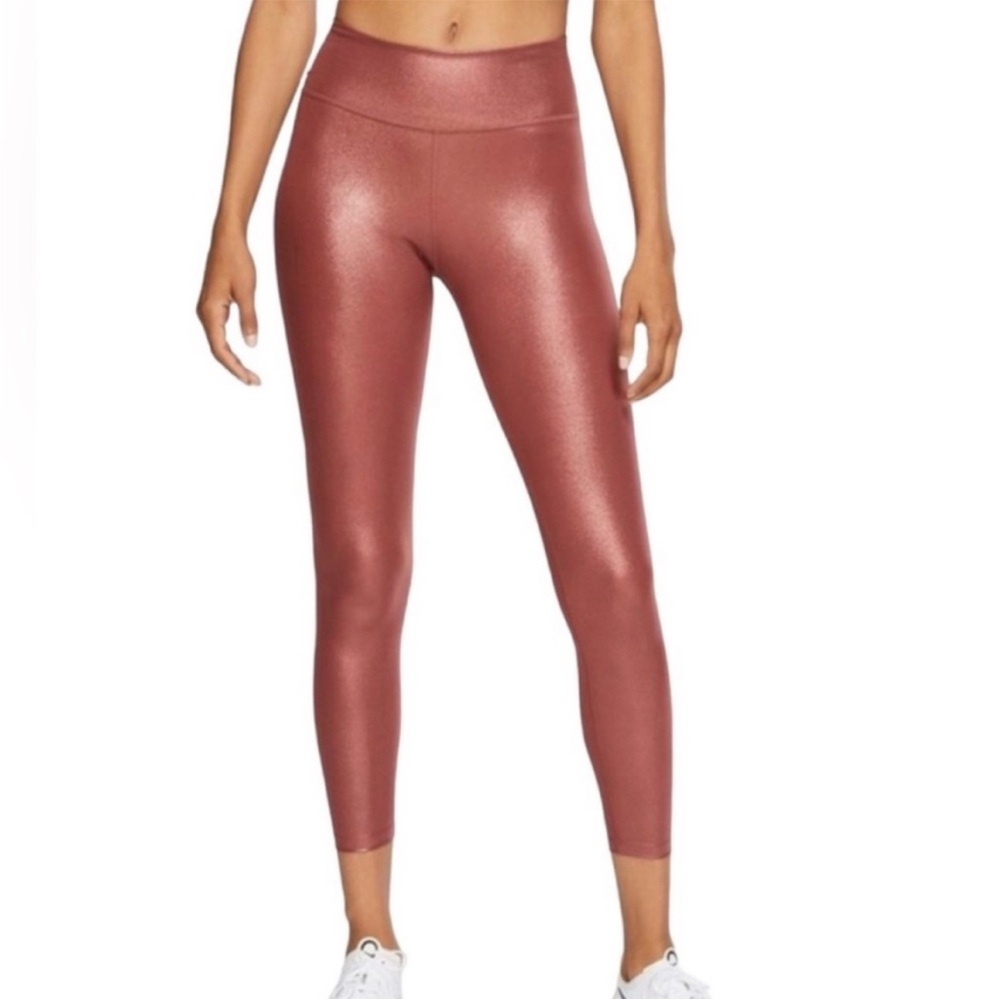 Women's Nike One Tight 7/8 Icon Clash sz M - Picture 3 of 4